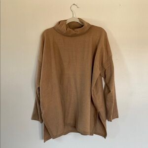 Cuyana Tan Alpaca Women's Sweater